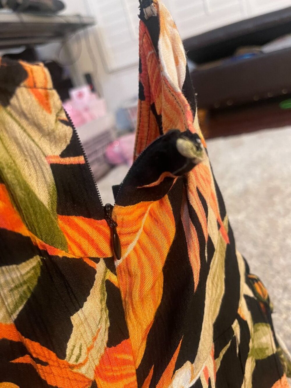 Rip Curl North Shore Tropical Floral Jumpsuit Size M Hibiscus - Picture 9 of 10